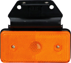 Faro retrolateral ambar rectangular c/sop. flexible univ i/d - Imagen principal