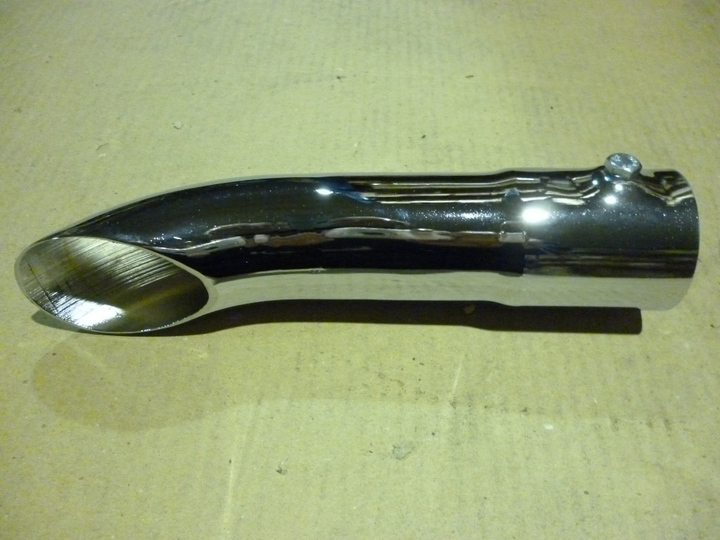 Colita escape corto 2" cromado - Imagen principal