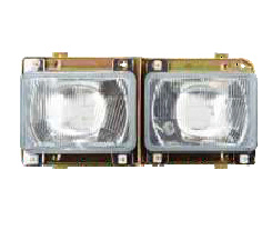 Semioptica posicion rectangular doble c/base h4 der - Imagen principal