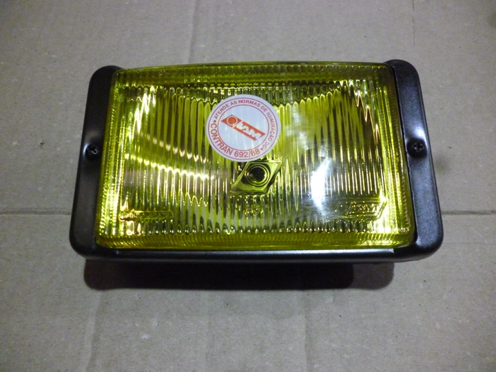 Faro aux/caminero niebla ambar carc.abs m/negro rectang. i/d - Imagen principal