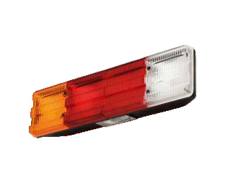 Faro trasero tricolor acanalado s/mat i/d - Imagen principal