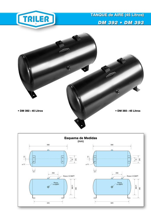 Tanque aire 45 lts - Imagen principal