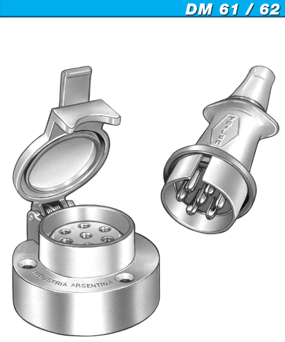 Enchufe electrico 7 polos completo - Imagen principal