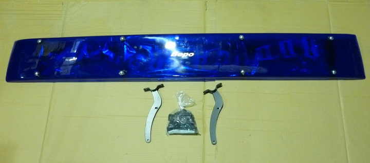 Visera policarbonato 1670x210 mm azul volvo-scania 111 - Imagen principal