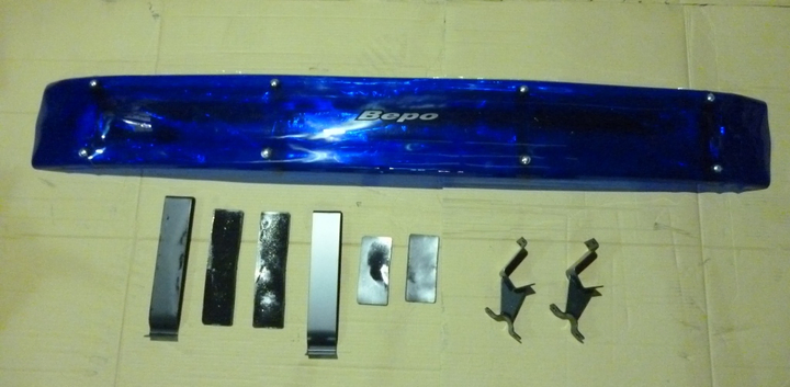 Visera policarbonato azul mb 1313-1318 - Imagen principal