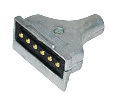 Ficha enchufe electrico elec. 7p rec aluminio - Imagen principal