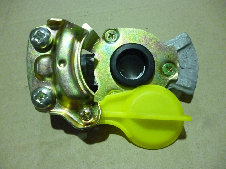 Enganche manguera amarillo 1/2 s/valv servicio - Imagen principal