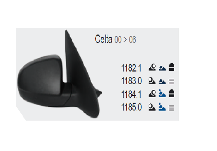 Espejo c/control revatible izq - Imagen principal