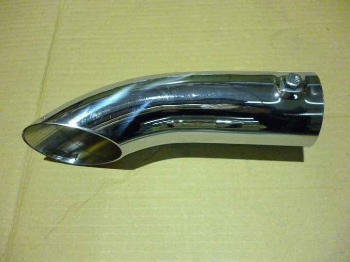 Colita escape curvo 4" largo 1.25m - Imagen principal