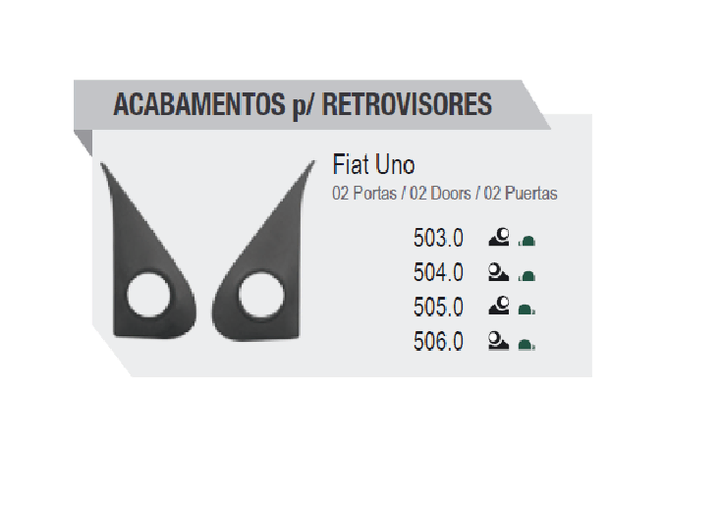 Tapa exterior espejo der - Imagen principal