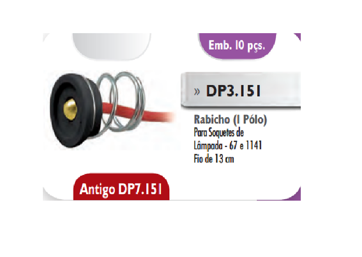 Portalampara colillas de 1 polo - Imagen principal