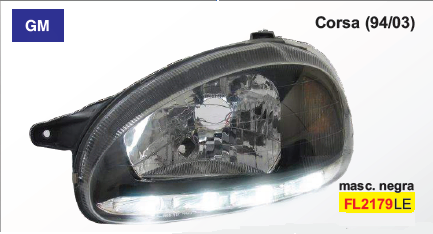 Semioptica halogena con led izq - Imagen principal