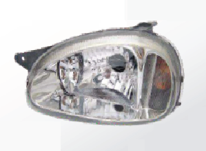 Semioptica lente vidrio - carcaza gris con señalero ambar der - Imagen principal