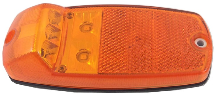 Faro lateral led 24v, bivolt ambar i/d - Imagen principal