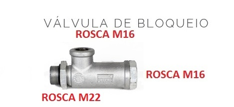 Valvula bloqueo m16 x m22(fluair vbd016) semi volcadora librelato - Imagen principal