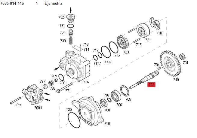 Eje bh eje motriz - Imagen principal