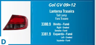 Faro trasero bicolor fume/rojo der - Imagen principal