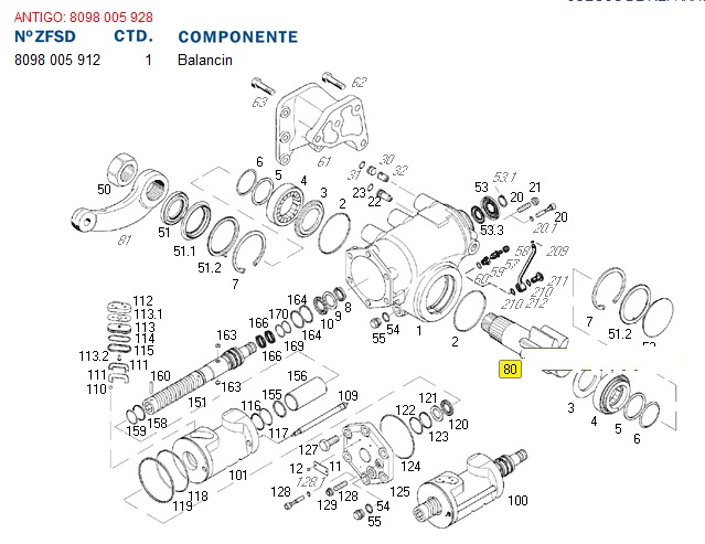 Eje sector caja direc - Imagen principal