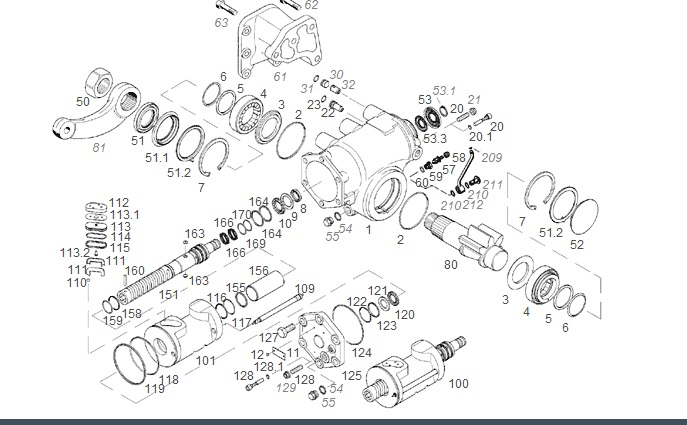 Caja dir hid reemplaza foton s/brazo pitman - Imagen principal