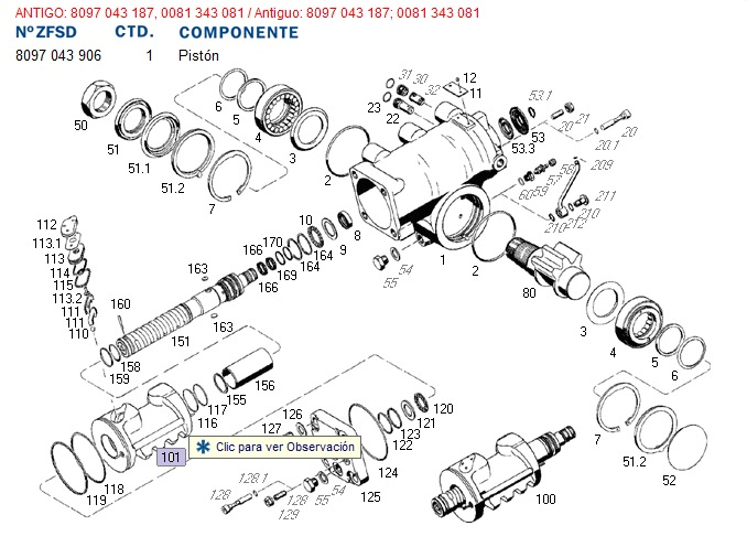 Piston caja direccion - Imagen principal