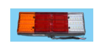 Faro trasero tricolor led acanalado 24v izq - Imagen principal