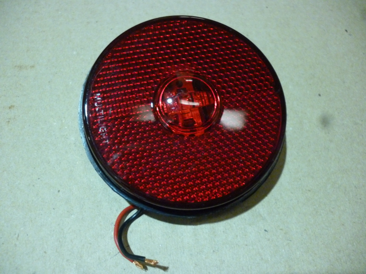 Faro lateral led 88mm sin soporte con cable rojo bivolt i/d - Imagen principal