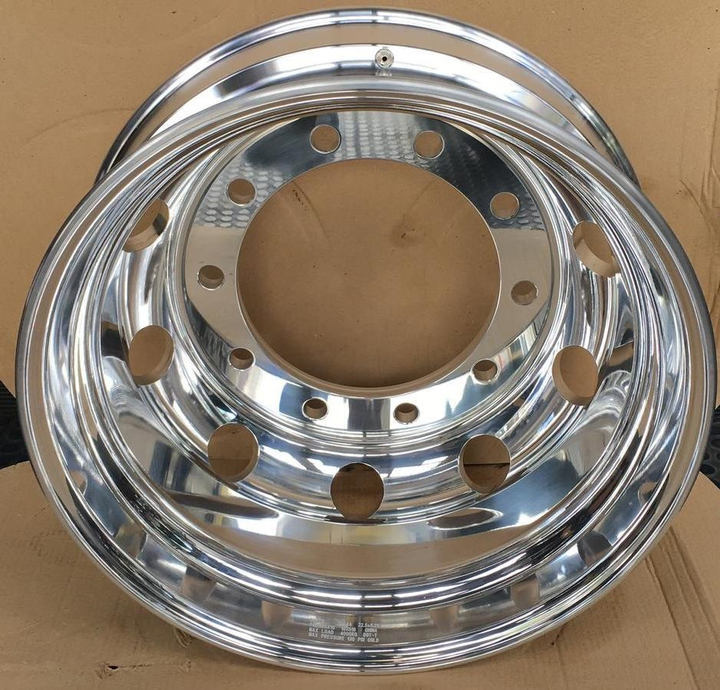 Disco rueda 8.25x22.5 aluminio remolque con valvula - Vista 2