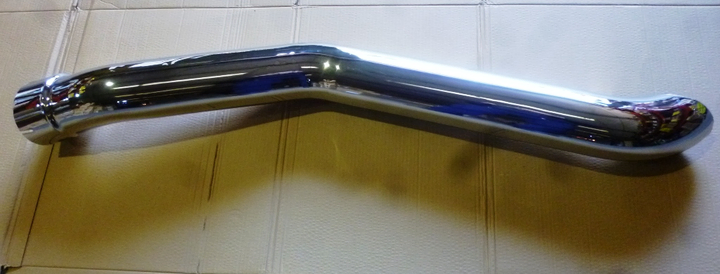 Colita escape 5" largo 1.5 metros cromada - Imagen principal