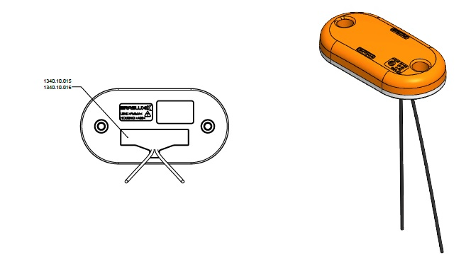 Faro delimitador stanco 585 ambar 12/24v i/d - Vista 2