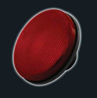 Ojo de gato redondo universal rojo i/d - Imagen principal