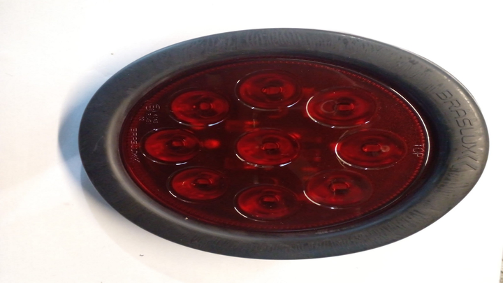 Faro trasero 4"rojo pos/freno 12/24v led i/d - Imagen principal