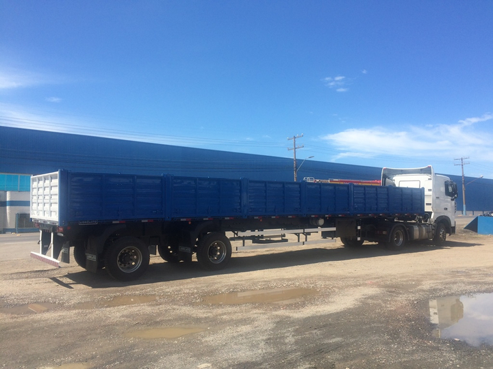 Semi con barandas 13500mm 8 pinos 1+1e neu ebs-balanza - Imagen principal