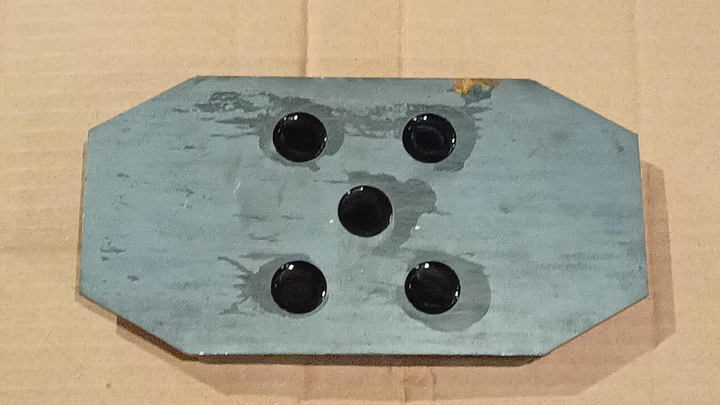 Suplemento 110 x 130 x 18 mm apoyo caçamba - Vista 2