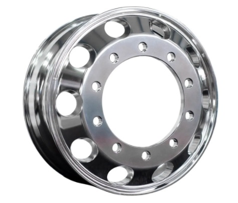 Disco rueda 8.25x22.5 aluminio remolque con valvula externa - Imagen principal
