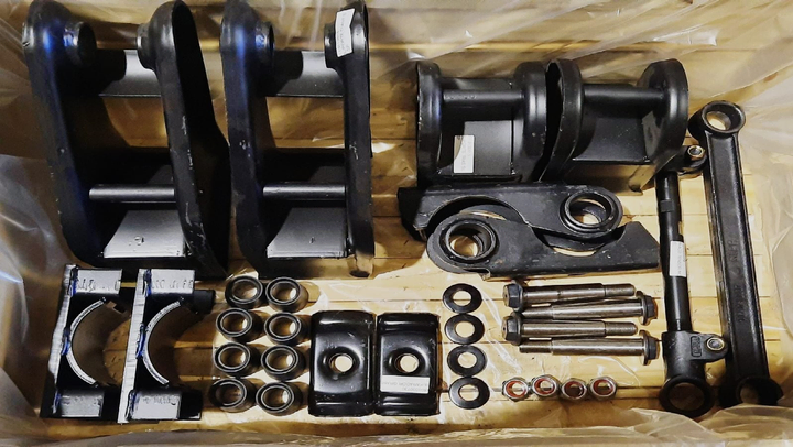 Kit suspension 1 eje zorra eje redondo modelo silpa - Imagen principal