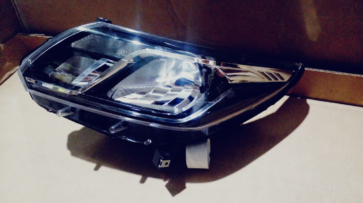 Semioptica electrica cromado con led izq - Imagen principal