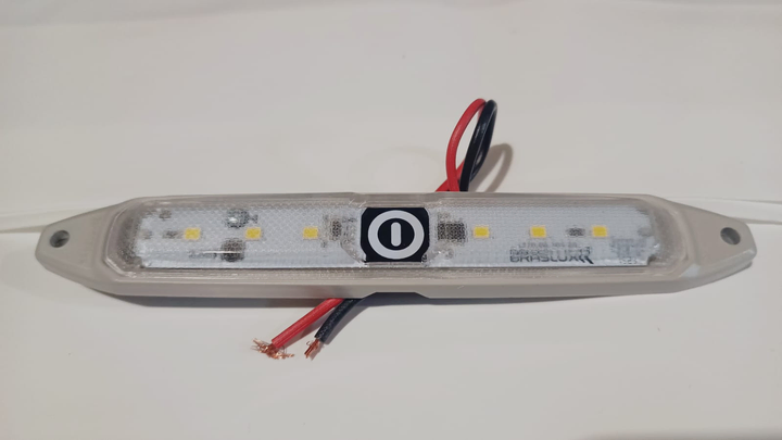 Faro lumi slim 6 leds touch fios 180mm i/d - Imagen principal