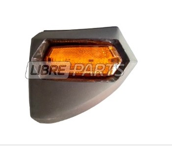 Faro lateral led bivolt ambar c/soporte mod.actual der - Imagen principal