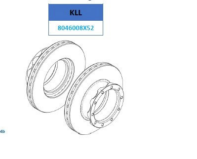 Disco freno dia 430 esp 45 agu 10 alt 132, 5 ven d/t susp. kll - Imagen principal