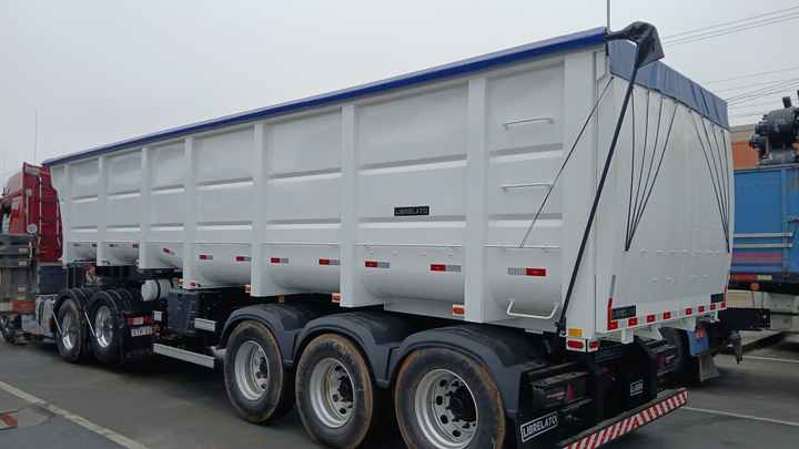 Semi volcadora rebajada 40m3 9675mm 3e neu ebs-balanza - Imagen principal