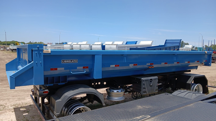 Remolque volcadora baranda fija 10m3 2e susp.mecanica abs - Vista 2