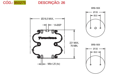 Vejiga susp.(completa) 26 t.1 quinta rueda - Vista 3