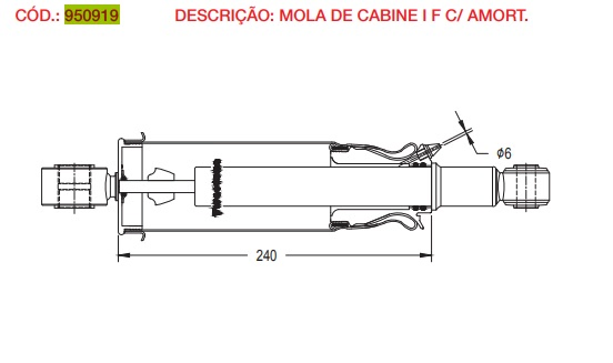 Vejiga susp.(completa) con amortiguador cabina - Imagen principal