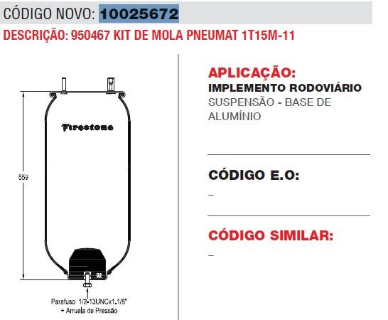 Vejiga susp.(completa) 1t15m-11  eje elevable - Vista 3