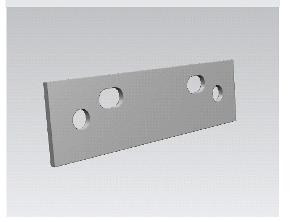Planchuela 4, 75x60x213 porta auxiliar lateral atornill al chasis - Vista 2