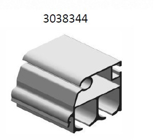Perfil aluminio de techo sider 15400 - Imagen principal