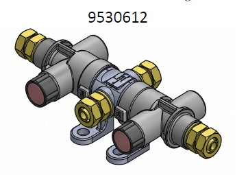 Valvula 3/2 vias cuerpo doble brex - Imagen principal