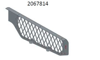 Protector con malla metalica faro trasero forestal 2023 izq - Vista 2